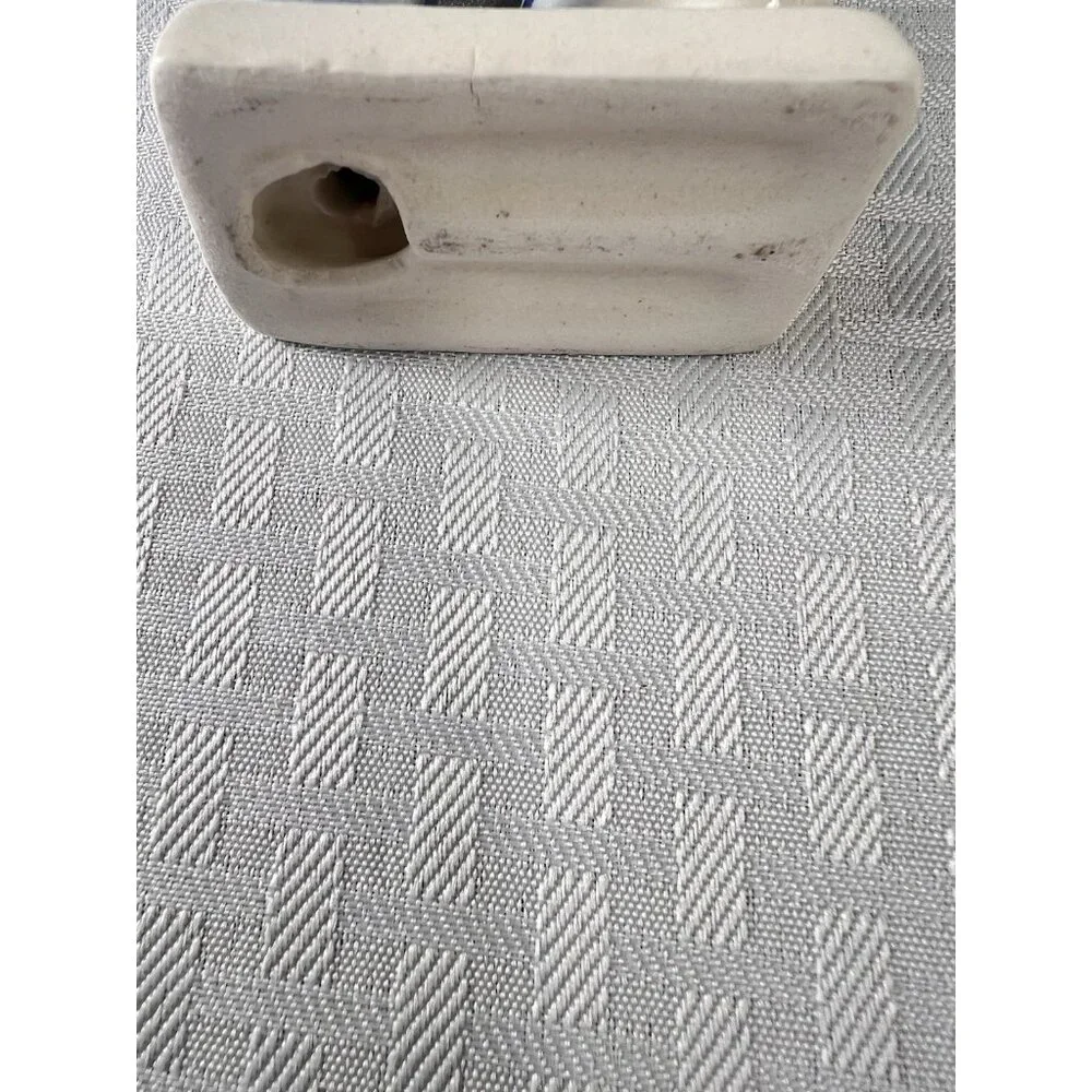 Blue And White Figurine Of 2 Children Kissing.‎ Marked Holland